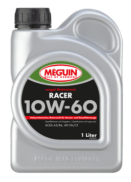 Моторно масло  RACER SAE 10W60 (напълно синтетично)